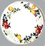 Round Metal Burner Covers Chutney-Fruit on White