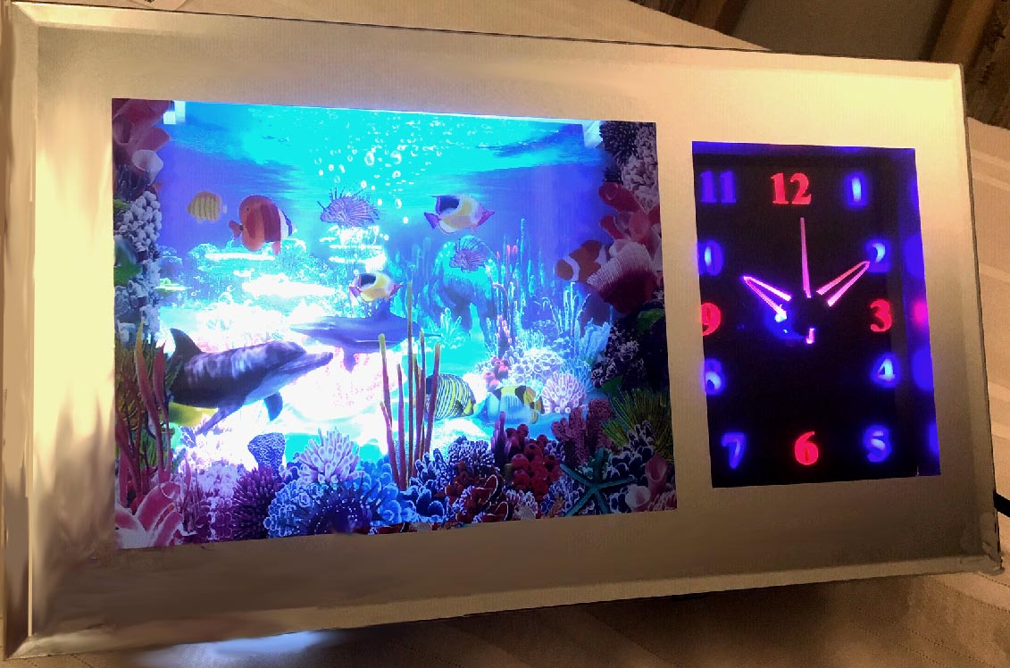 fake fish tank toy