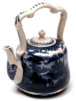 Blue Willow Style PorcelainTeapot Blue Willow Style PorcelainTeapot