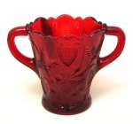 .Glass-Red Spooner