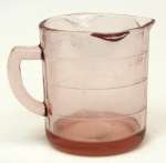 .Glass-Measuring cup pink