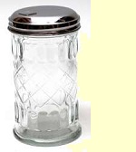 .Glass-Clear Glass Sugar Shaker