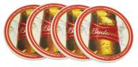 Budweiser Absorbent Coaster Set Budweiser Absorbent Coaster Set