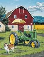 JOHN DEERE Tin Sign - Air Conditioned JOHN DEERE Tin Sign - Air Conditioned