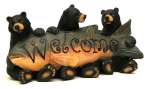 Bears with Fish Welcome Sign