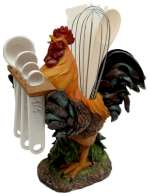 Colorful Rooster Kitchen ToolMeasuring Spoon Set