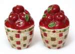 Apple Basket Salt and Pepper Shakers