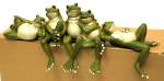 Frog Shelf Sitters Frog Shelf Sitters