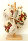 Apple Slices Country Style Mug Set
