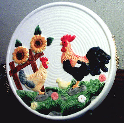 Burner covers Roosters