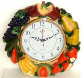 Realistic Fruit Kitchen Wallclock