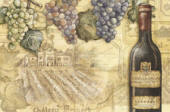 Glass Cuttingboard Grape/Wine - Vineyards Glass Cuttingboard Grape/Wine - Vineyards