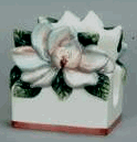 Peach Magnolia Ceramic napkin holder Peach Magnolia Ceramic napkin holder