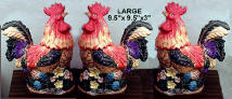 New Rooster Ceramic 3pc canister New Rooster Ceramic 3pc canister