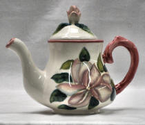 Peach Magnolia Ceramic Teapot Peach Magnolia Ceramic Teapot