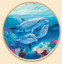 Dolphin Lovers Coastal Coaster Set of 8