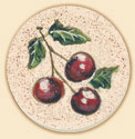 Cherries Delectables Coaster Set of 8