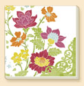 Garden View Floral Coaster Set of 8