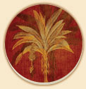 Patterned Palms Coaster Set of 8