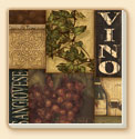 Wine Labels Collage Wine Coaster Set of 8 Wine Labels Collage Wine Coaster Set of 8