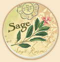 Italian Herbs 4 Floral Patterns Coaster Set of 8