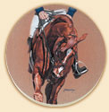 Sitting Pretty Horses Coaster Set of 8