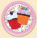 Yum Cakes Delectables Coaster Set of 8