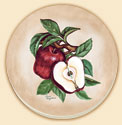 Apples & Pears 2 Patterns Delectables Coaster Set of 8