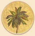 Island Palms Coaster Set of 8