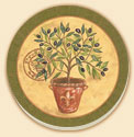 Provence Garden Delectables Coaster Set of 8