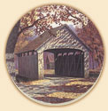 Covered Bridges 4 Scenic Beauty Patterns Coaster Set of 8 Covered Bridges 4 Scenic Beauty Patterns Coaster Set of 8