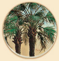 Palms 2 Patterns Coaster Set of 8