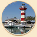 Harbour Town Lighthouse Coastal Coaster Set of 8