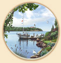 Down By The Water Scenic Beauty Coaster Set of 8 Down By The Water Scenic Beauty Coaster Set of 8
