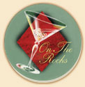 Poker Martinis 4 Wine Patterns Coaster Set of 8 Poker Martinis 4 Wine Patterns Coaster Set of 8