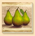 Pear Delectables Coaster Set of 8