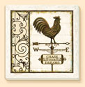 Weathervane Farm Life Coaster Set of 8