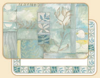 A Coastal Beach Placemat Set - Sea Glass -