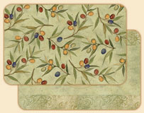 An Olives Theme Placemat Set An Olives Theme Placemat Set
