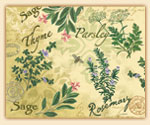 An Italian Herbs Cuttingboard An Italian Herbs Cuttingboard