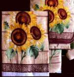 A Kitchen Towel Set - Sunflower