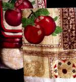 +Apple Kitchen Towel 7 pc Set - Twin Apple+