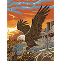 Blanket - Throw - Americana Themed Eagle Blanket - Throw - Americana Themed Eagle