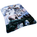 Blanket - Country Cabin/ Lodge Throw-Wildlife Bear