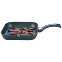 .11 inch Low Fat Grill Pan-Cast Aluminum Nonstick Cookware.