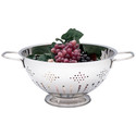 9.5 inch Stainless Steel Colander W/ Base Cookware 9.5 inch Stainless Steel Colander W/ Base Cookware