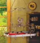 Country Rooster Kitchen Rack