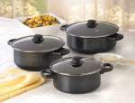 6-piece Pot Set Nonstick Cookware 6-piece Pot Set Nonstick Cookware