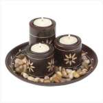 Mahogany Tealight Set Mahogany Tealight Set