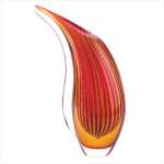 Crimson Sunset Art Glass Vase Crimson Sunset Art Glass Vase